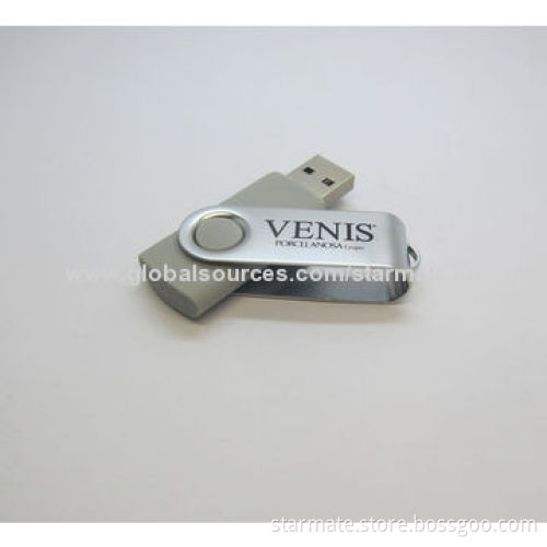 Swivel USB Flash Drive, 128, 256, 512MB, 1, 2, 4, 8, 16, 32, 64GB Capacity